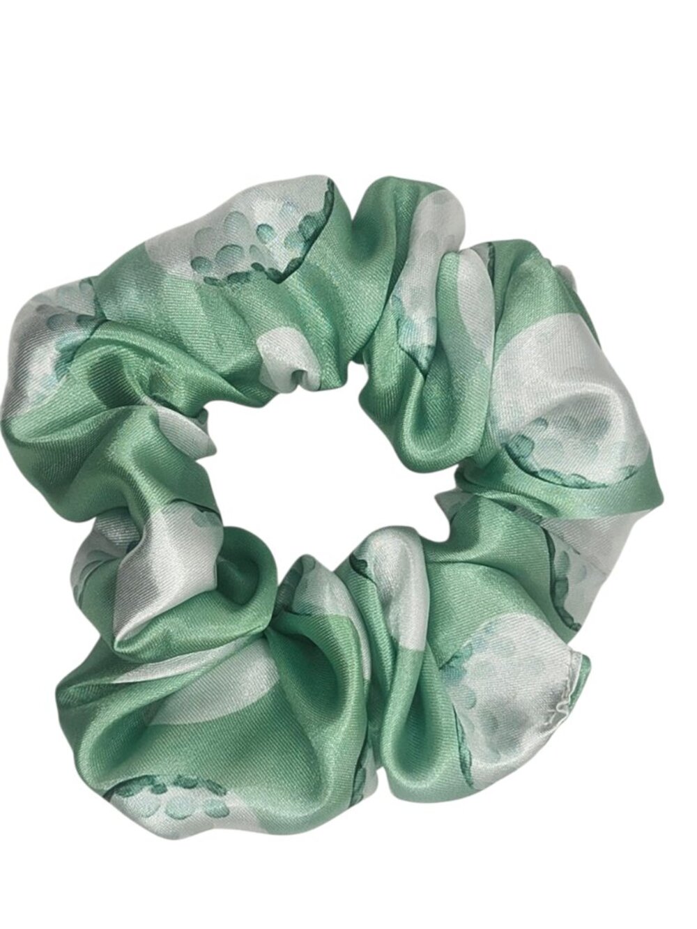 Satin Hair Scrunchie Golf Print